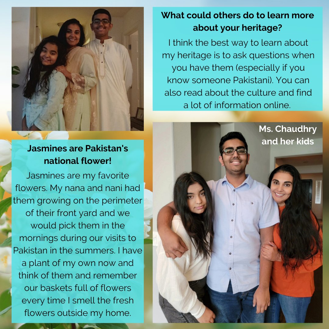 It's #AsianPacificAmericanHeritageMonth! Today we introduce you to Ms. Wajeha Chaudhry, a 1st grade teacher for our <a href="/BerkshireEagles/">Berkshire Elementary</a>. This month we celebrate you and the accomplishments you have made for our community and P-BVUSD!

#AAPI #WeArePBV #Family #Traditions