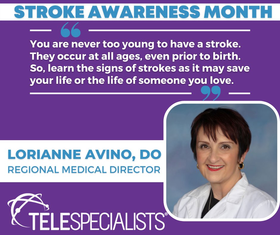 Strokes can happen to anyone regardless of age or health status, so it is important that you know the signs of strokes. #StrokeAwarenessMonth #TimeIsBrain