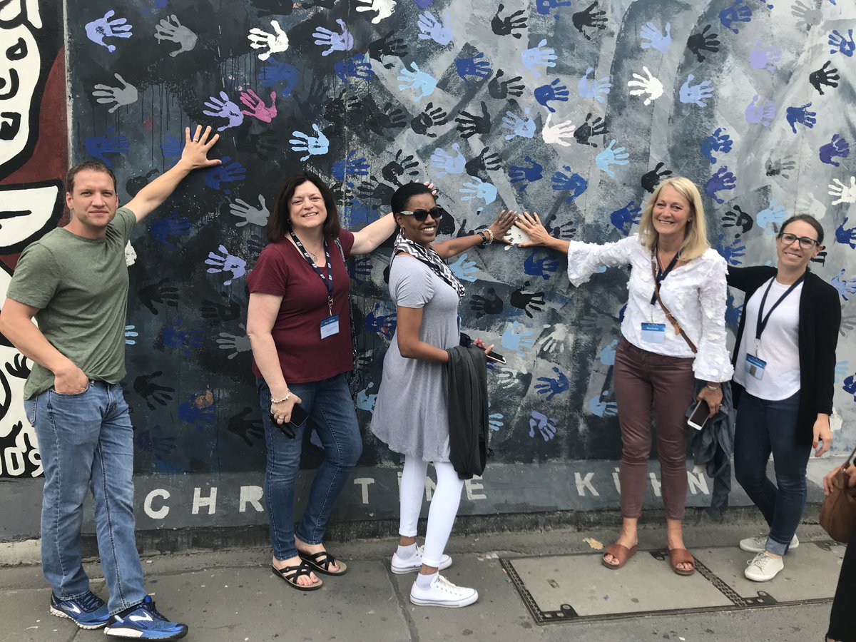 Grateful for <a href="/MaryTodoric/">Mary Todoric</a> on #SchoolCommunicatorsDay! In rain or shine, locally &amp; abroad, in print, images &amp; podcasts, she's telling the #d128DARING story of the amazing, multi-talented <a href="/District128/">District 128</a> students &amp; hard-working, inspiring educators as only she can.