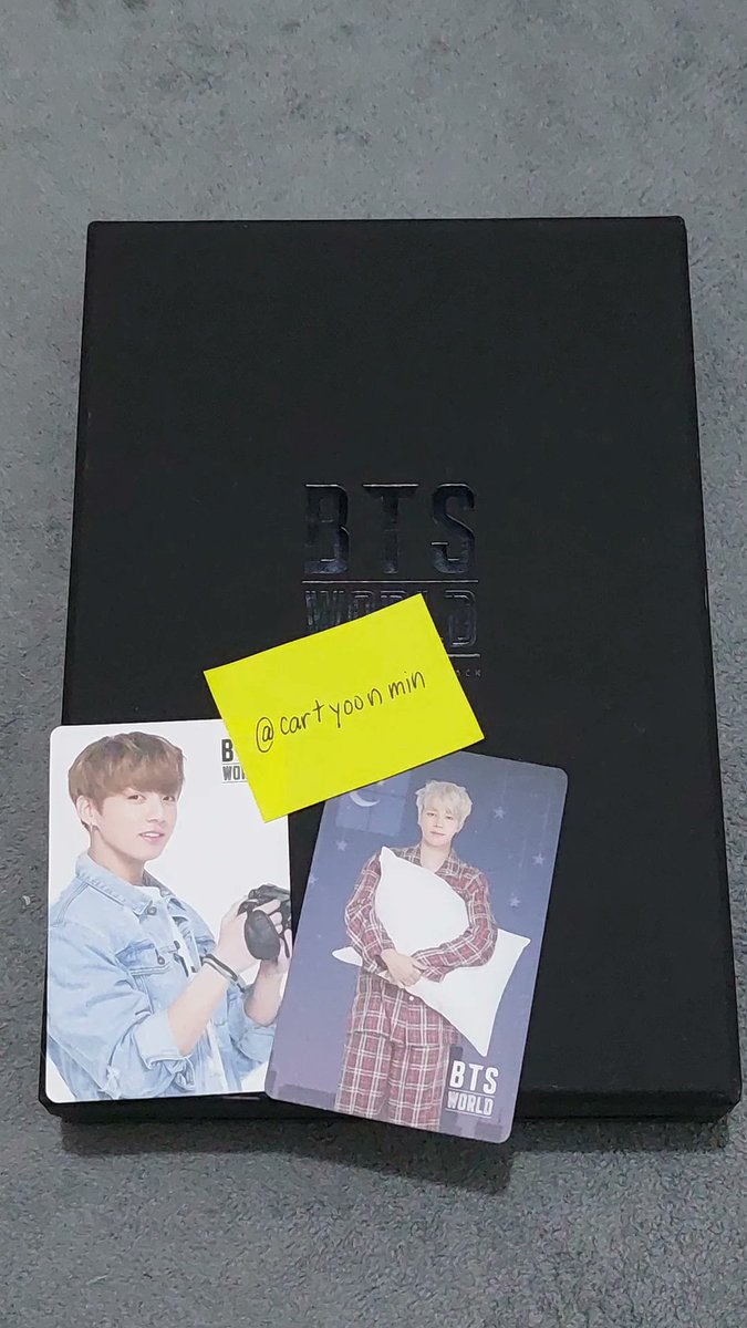 cartyoonmin's tweet photo. wts lfb bts world ost album
rare item!
- 3,000 (negotiable if payo)
- complete inclus
- 9/10 condi
- w/ jimin pajama and jk double sided pc https://t.co/6jeYfJuX1x