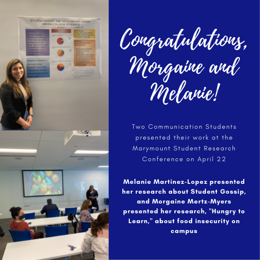 Great job, Morgaine and Melanie! We're very proud of you both!