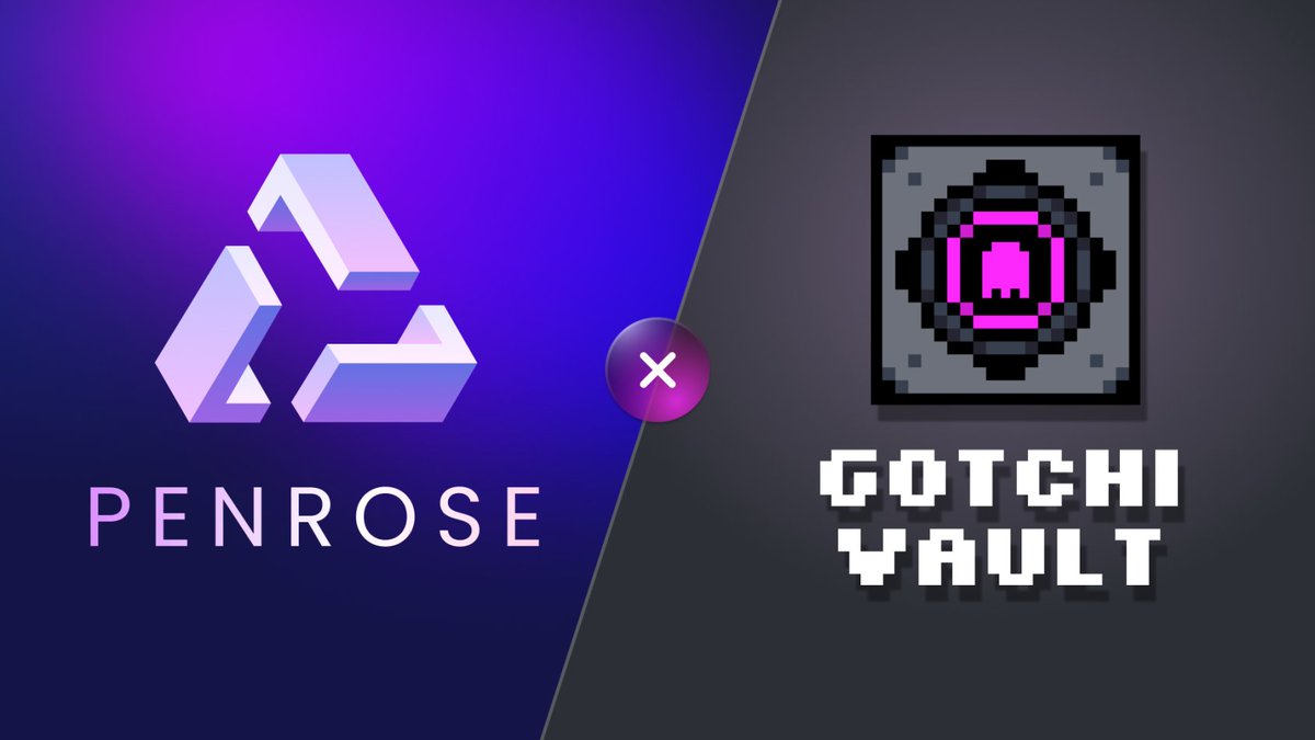 PenroseDeFi's tweet photo. ⚔️ @GotchiVault Welcome to the WAR!⚔️

GotchiVault will be partnering with @PenroseDeFi on @0xPolygon

They are ready to win, are you? ✅

$PEN $vGHST $MATIC https://t.co/RPF8shDfTH
