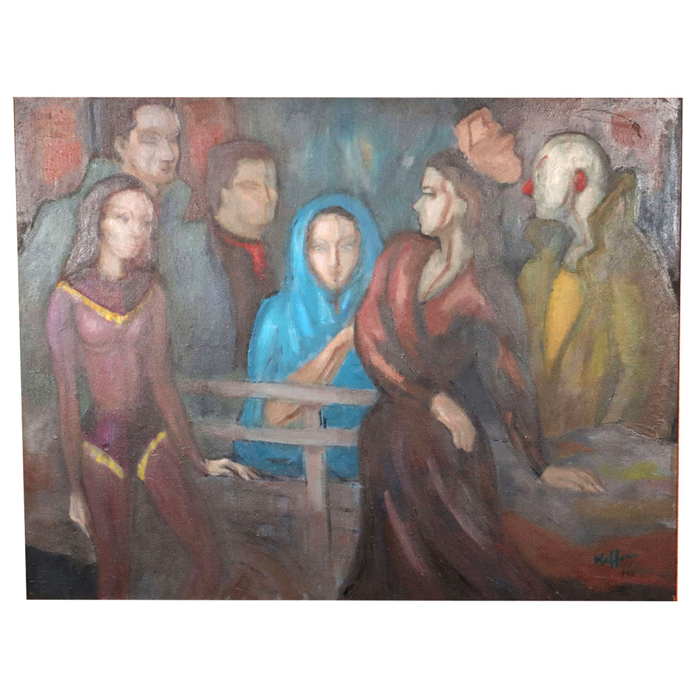 Bellamys_World's tweet photo. Les Forains by Charles Kiffer
#CharlesKiffer, known as “the painter of the stars”, painted Charles Trénet, Edith Piaf Yves Montand, Maurice Chevalier and many others. Of French origin, he was recognized for the high sensitivity of his work.
https://t.co/tJ2IXiZBes
#Bellamysworld https://t.co/OaVRYfhpFH