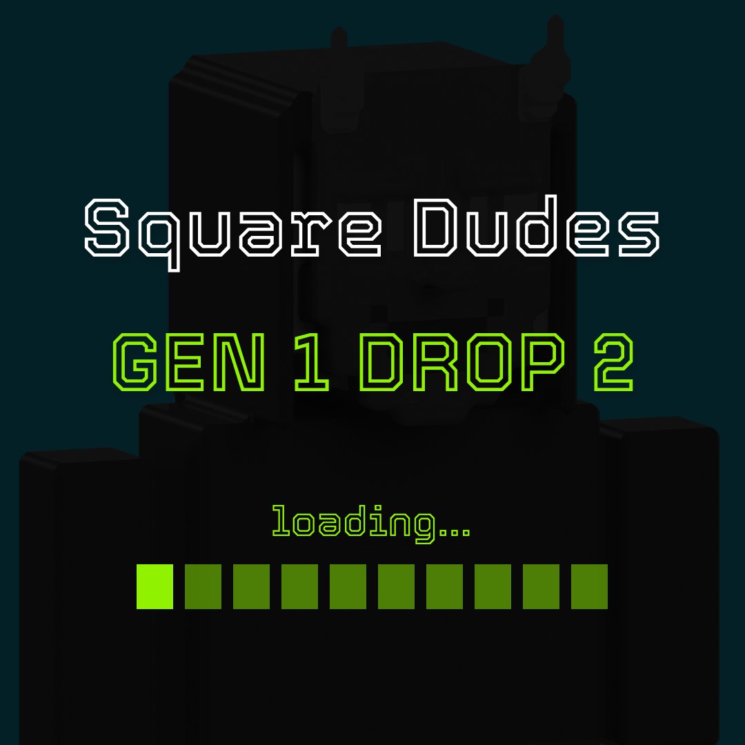 squaredudesNFT's tweet photo. Square Dudes is giving away 200hbar🟩

To participate :
- Follow @squaredudesNFT 
- Like &amp; Retweet
- Tag your 3 friends

Loading…
█▒▒▒▒▒▒▒▒▒

#NFT #NFTs #NFTGiveaways #hbar #hbarnft #hedera #hederaNFT #squaredudes https://t.co/z6MenZZm14