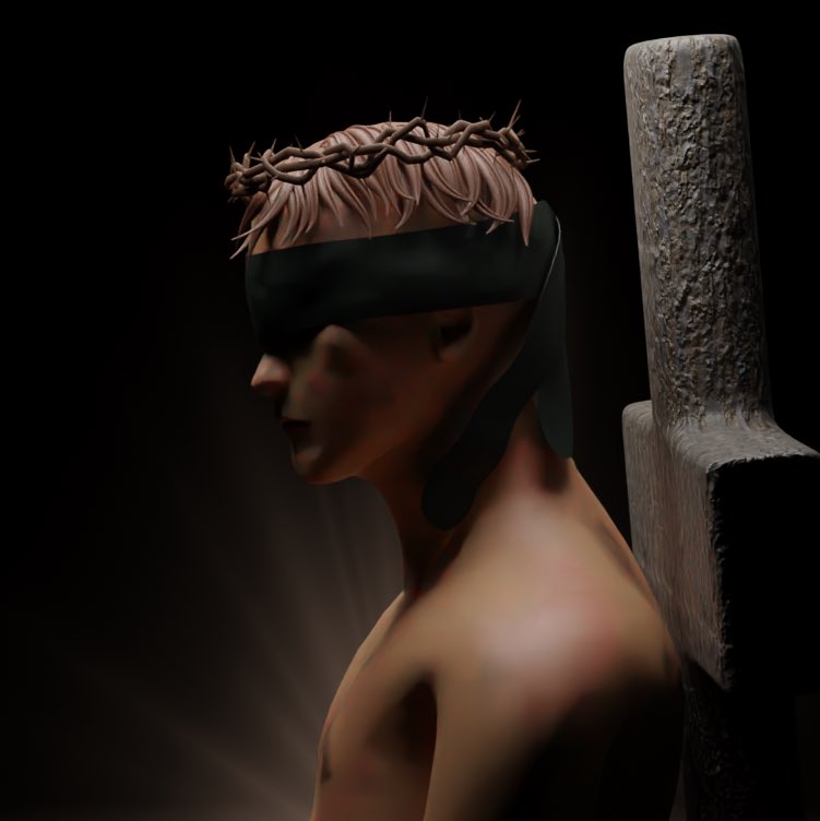 the BLINDED NFT tweet media