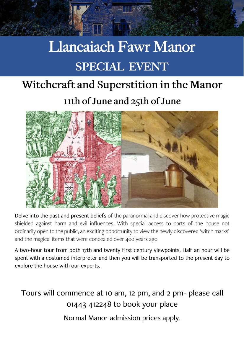aeajessup's tweet photo. Very excited to be running this event to showcase the massive number of newly discovered magical protection marks @llancaiachfawr @Visitcaerphilly @visitwales #witchmarks #witchcraft  #earlymodern #apotropaic #history #paranormal https://t.co/6NZK7Ad7zQ