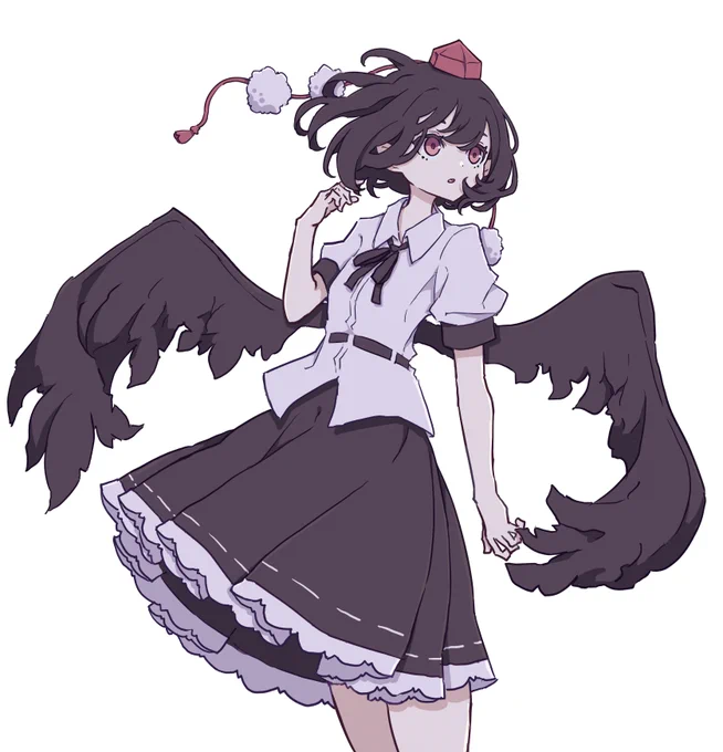 #深夜の真剣お絵描き60分一本勝負 
射命丸文 