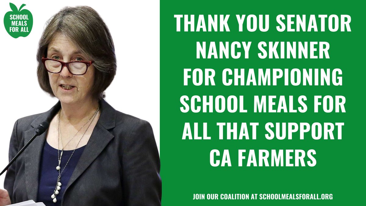 We all want to put the pandemic behind us, but it’s clear schools still face a number of challenges. Thank you <a href="/NancySkinnerCA/">Nancy Skinner</a> for championing stronger investments in #SchoolMealsForAll that nourish millions of California kids and #SupportCAGrowers