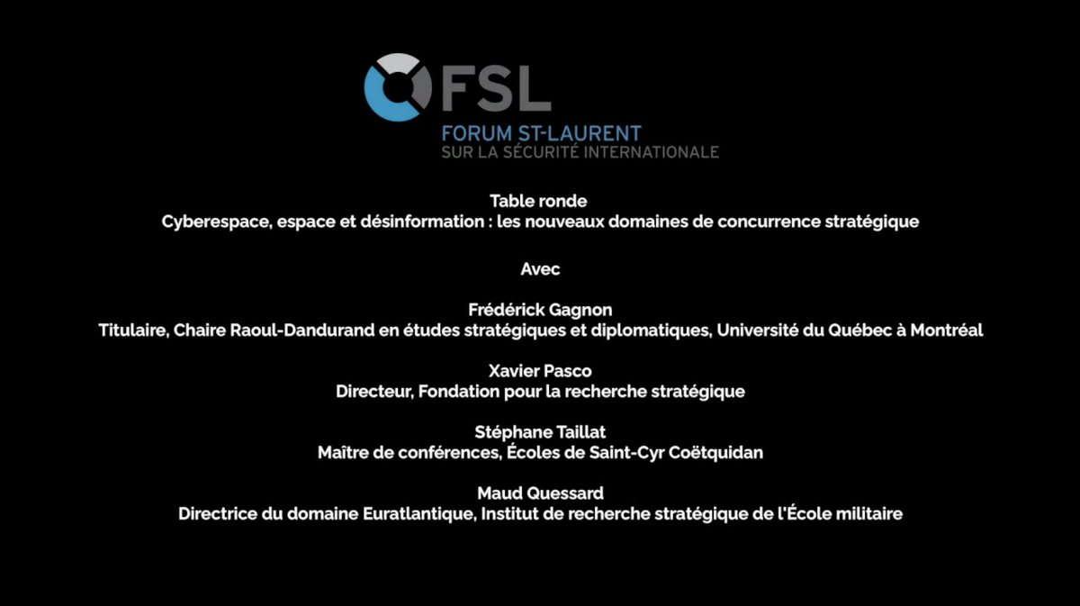 Forum St-Laurent sur la sécurité internationale tweet media