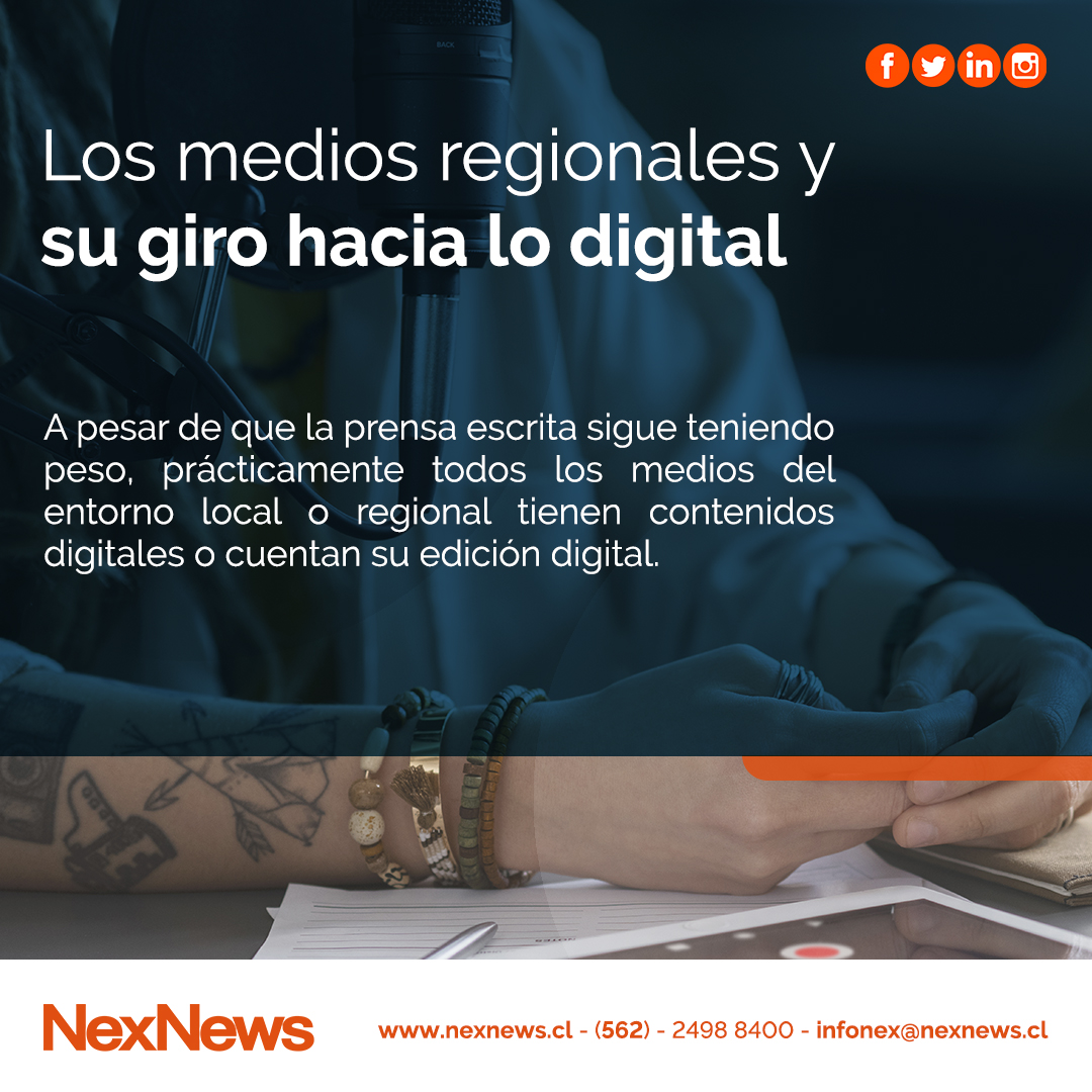 NexNewsOficial's tweet photo. Para estar informado de lo que está ocurriendo, es necesario realizar un correcto seguimiento de los medios.
Contáctate con nosotros para más información de nuestros servicios😄
#socialmediatracking #socialmedia #mediatracking #analisisdemedios #chile #mediosdecomunicación https://t.co/O8LRU9A9rK