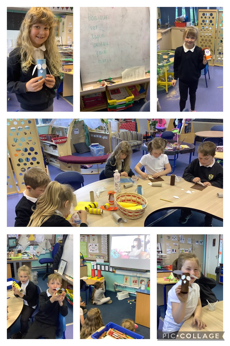 WhitecrossP1_2's tweet photo. Session 2 of Lapin is Hungry. P2/1 could remember lots of French words from last week’s reading! And they loved making a puppet of their favourite character from the story! @EYCP_scilt @lapintaniaLPM https://t.co/3DzdDjAZhm