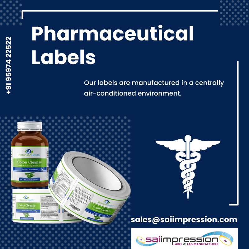 A #PharmaceuticalPackage must be carefully planned and monitored at every step.

We at Sai Impression, understand and value our role as a responsible #PharmaceuticalLabel manufacturer.

Get a free quote! - bit.ly/3NfXaCT.

Contact: 7358999685

#MedicalLabels