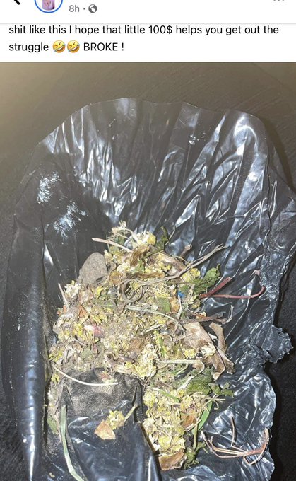 Lmaoo there&rsquo;s this local fb group for ppl to buy bud from each other n sht. This 1 dude been scamming<a href="/tag/mvsales"class="tags"><span>#mvsales</span></a><a href="/tag/mvcrush"class="tags"><span>#mvcrush</span></a>