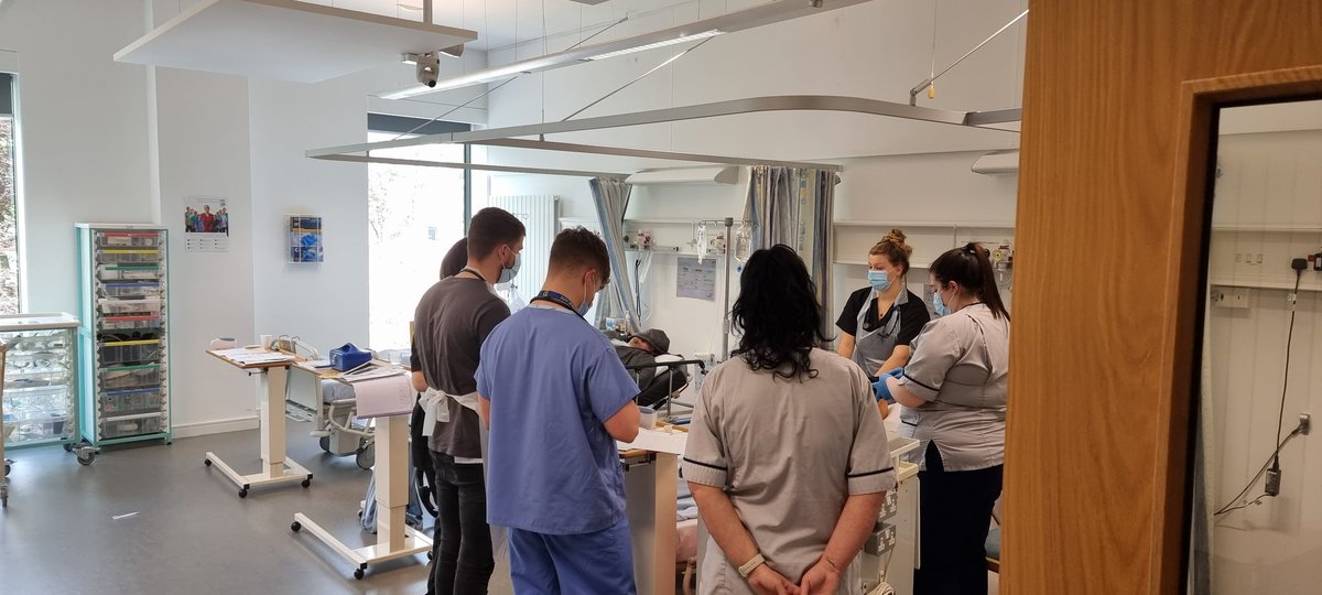 NHSaaaEiC's tweet image. Today I saw @NHSaaaEiC in action at both  #celebratemhnursingnhsaa celebration event and #InterprofessionalSimulation #PreparationForPractice students @AyrSkillsLabs @UofGMedSim 
Success = working together to make a difference. Congratulations to participants at both events.