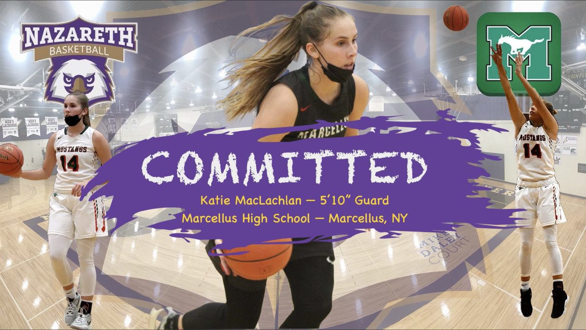 Nazareth_WBB's tweet photo. Next up!

🏀Welcome Katie Maclachlan !! Katie comes to us from Marcellus HS and is undecided for her major! #nazhoops #nazarethcollege #classof2026 #committed #nazfamily #naznation https://t.co/mayHsR3Goc