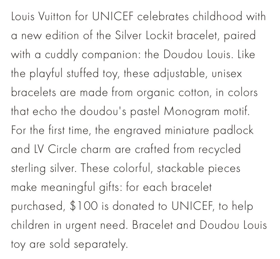 ً on X: 3Js, such an angel :( #JAKE — Louis Vuitton for Unicef #JAY —  UNICEF TEAM #JUNGWON — Marco Roho's Grandma Donation Bracelet   / X
