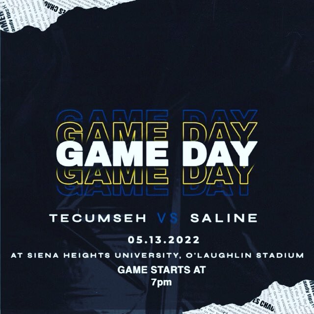 SienaHeightsLax's tweet photo. 🚨🚨 GAMEDAY🚨🚨
Tecumseh takes on Saline tonight 7pm under the lights on our home turf! Come support some local lacrosse and watch a great game on an even better night! #growthegame #fridaynightlights https://t.co/5Ebar87C8f