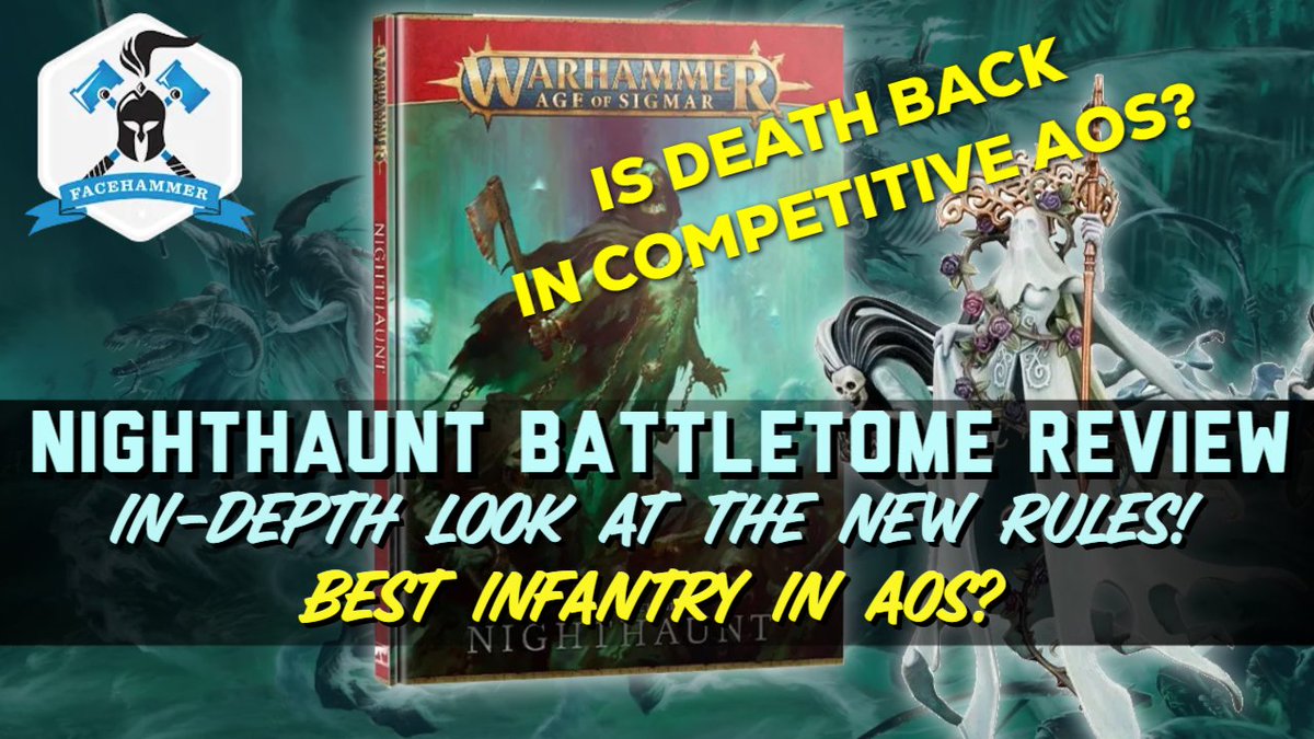 FaceHammer_'s tweet photo. BIG AOS day tomorrow 2  NEW BATTLETOME reviews LIVE at 10:00am UK time on @YouTube #nighthaunt #daughtersofkhaine #WarhammerCommunity 
https://t.co/F8IHyZnCn1
https://t.co/FlEpX1Yeze
2 Premiers at the same time! Join me LIVE for the discussion! https://t.co/6iSz7AR2xr