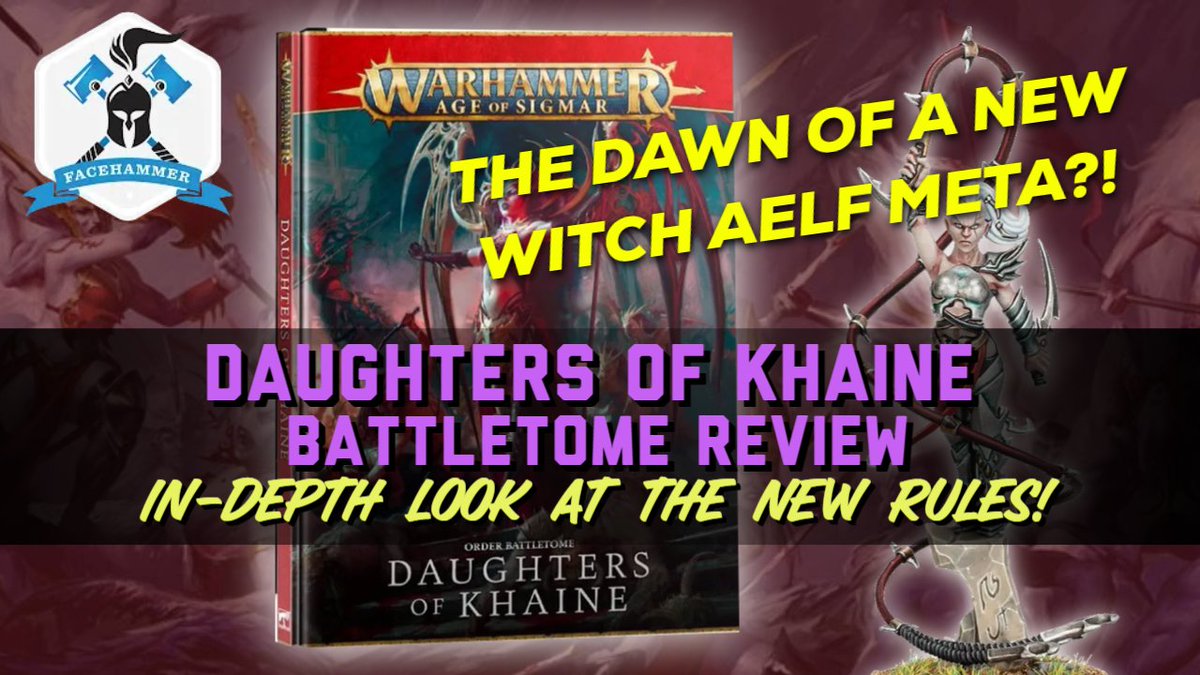 FaceHammer_'s tweet photo. BIG AOS day tomorrow 2  NEW BATTLETOME reviews LIVE at 10:00am UK time on @YouTube #nighthaunt #daughtersofkhaine #WarhammerCommunity 
https://t.co/F8IHyZnCn1
https://t.co/FlEpX1Yeze
2 Premiers at the same time! Join me LIVE for the discussion! https://t.co/6iSz7AR2xr