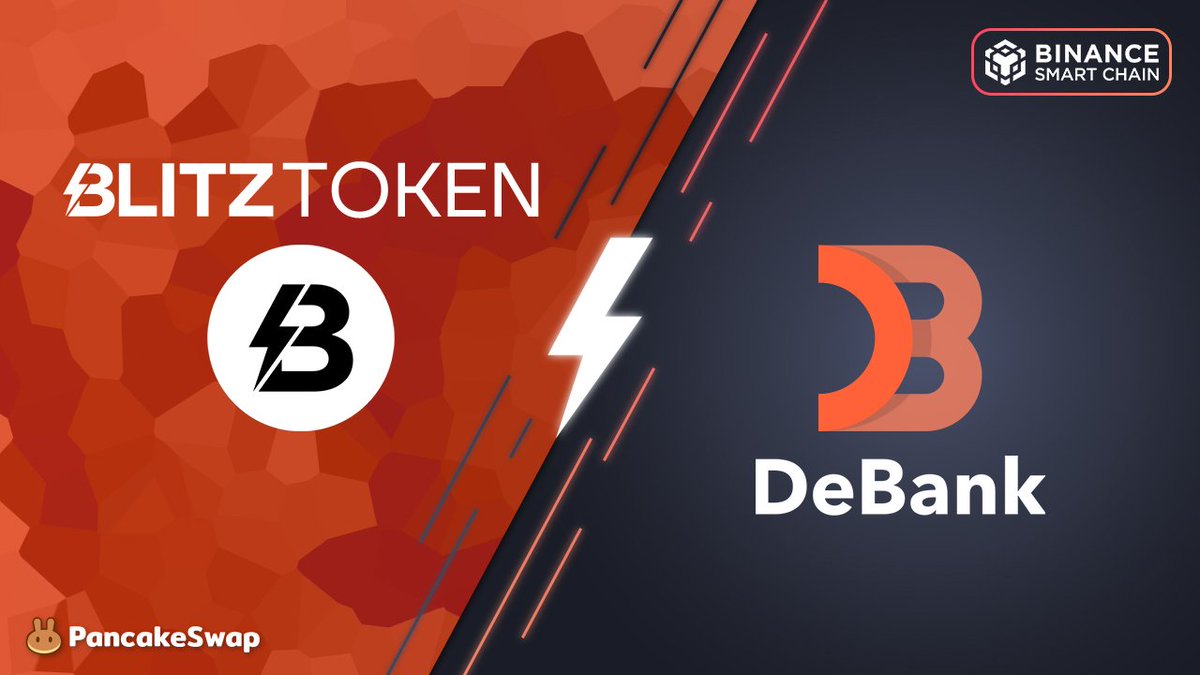 BlitzLabs_io's tweet photo. The $Blitz Token has just been listed on @DeBankDeFi

Make sure to vote here as well:
https://t.co/t9Jhz2FQdm

#BlitzLabs #BSC #BinanceSmartChain https://t.co/K3Muk2pVEi