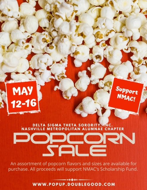 NMAC’s Double Good pop-up store is back! Your Popcorn purchase will help award deserving high school students in Middle TN. Our fundraising window ends on Monday, May 16 at 6:30 PM Central. 

Click the link below to purchase. 
popup.doublegood.com/s/4b45bfs0
#Nashville #doublegood