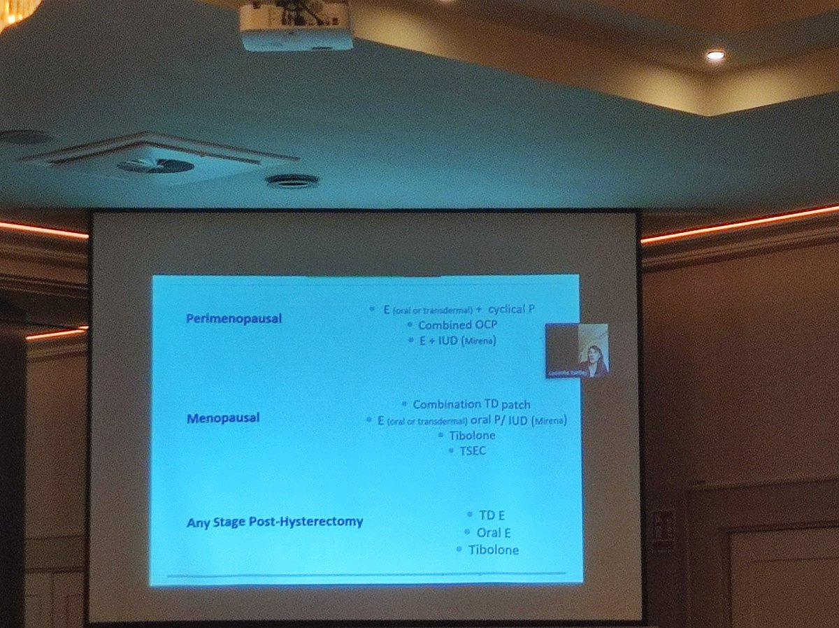 <a href="/PracticeNurses/">IGPNEA</a>  Thank you Dr Caoimhe Harley for an excellent presentation on Menopause and treatment options."Ask women 45+ do they have genitourinary symptoms prior to doing a #cervicalscreening test" use lubricant appropriately and prescribe  estradiol inserts if needed