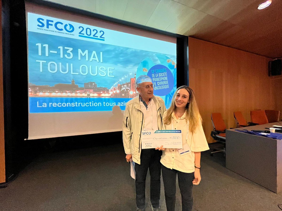 SFCOnco's tweet photo. Félicitations aux 2 gagnantes du prix #AJCO lors de la #SFCO2022 
Mathilde Deyle et Caroline Bouche 

Merci à tous pour vos magnifiques présentations ! 

#oncologie #gynecologie #orl #digestif https://t.co/9cSwNJdCS3