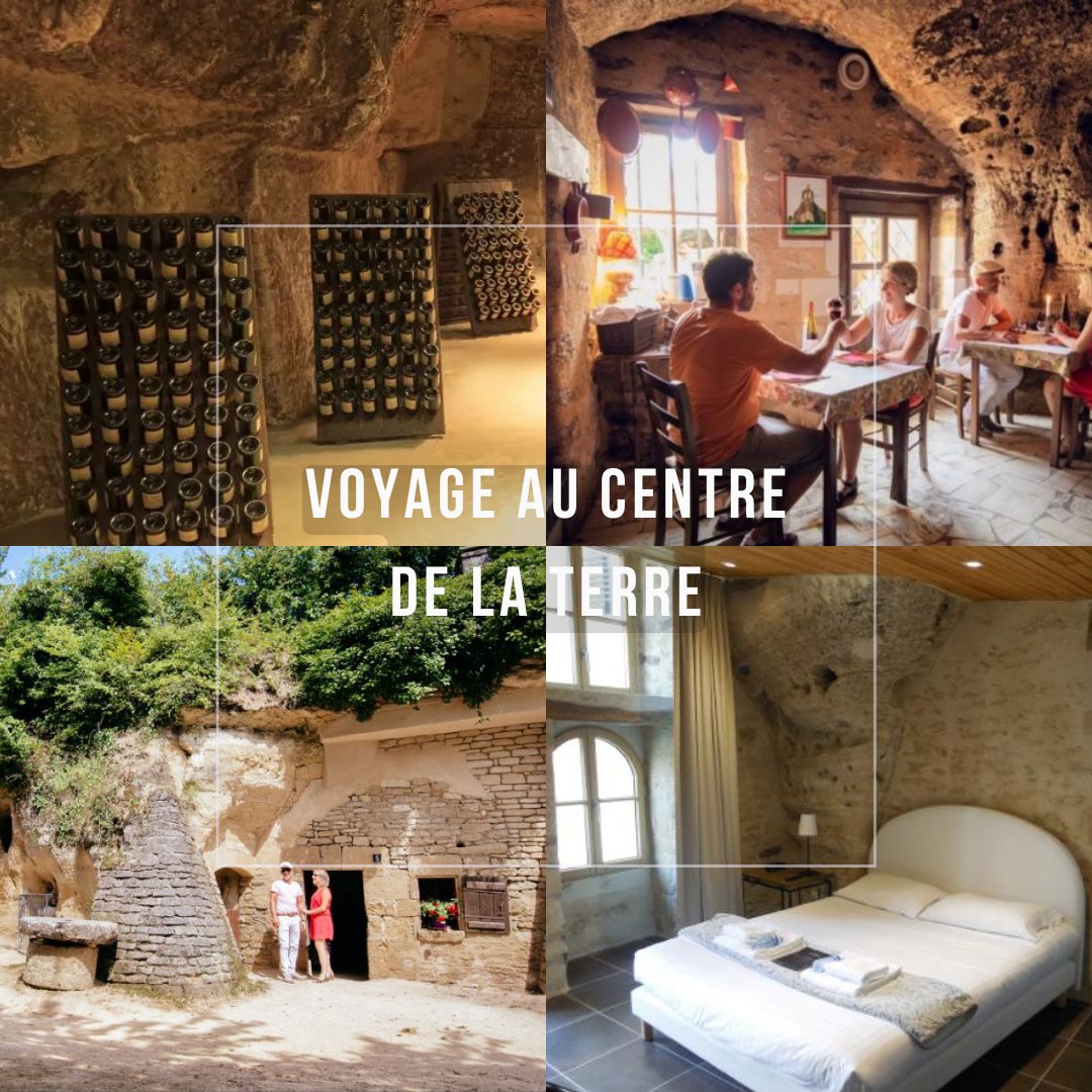 💫49 idées d’escapades 
En quête de fraîcheur ? Débutez votre journée par les Caves Ackerman, Maison de fines bulles de Loire. Déjeunez aux Caves de la Genevraie et déguster-y des fouées. Puis, rdv à quelques pas, au Musée Troglo. Enfin, séjournez à l’hôtel troglodyte Rocaminori.