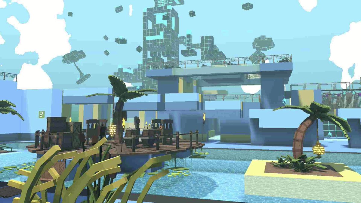 TheSandboxGame's tweet photo. Let's go for a splash and hunt zombies in Tropical Park! 💦

https://t.co/rdvnPWY5zF https://t.co/q22thIabH7