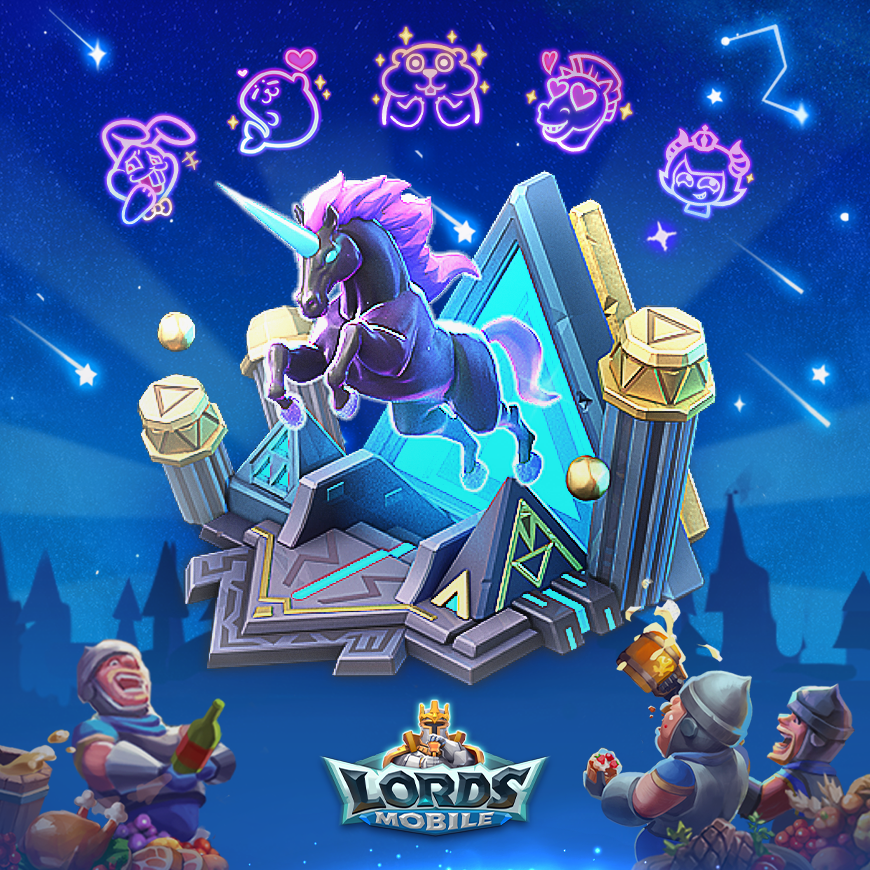 NOVA SKIN E LOJA ENCATADA - LORDS MOBILE 