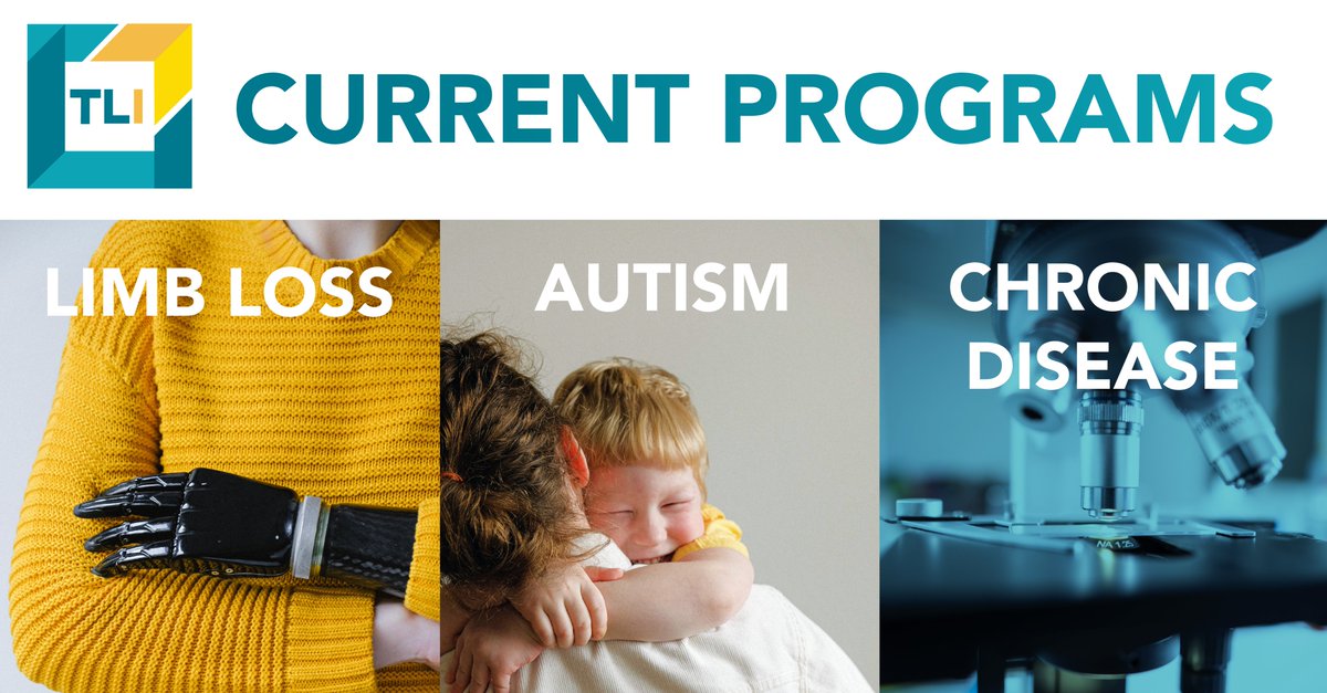 We are currently focused on improving patient outcomes in the limb loss, autism, and chronic disease communities. Read more about our current projects on our website: bit.ly/35nEv7Z