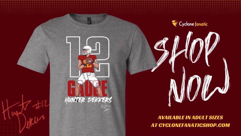 I’m excited to join the Cyclone Fanatic NIL Signature Collection, grab yours now! CycloneFanaticShop.com