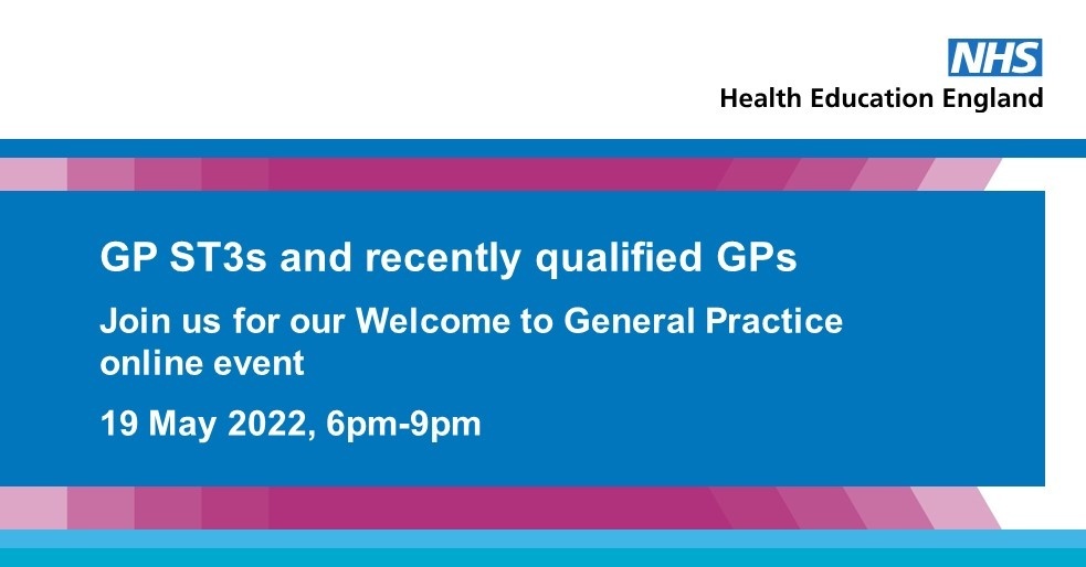 Are you a GP trainee looking for guidance on your next steps as you move into post-CCT practice? Join <a href="/NHSEngland/">NHS England</a>, <a href="/rcgp/">Royal College of General Practitioners</a> and <a href="/gmcuk/">GMC</a> for our Welcome to General Practice online event on 19 May. Register your interest here: orlo.uk/CiqVK

<a href="/SimonDGregory/">Simon Gregory</a>