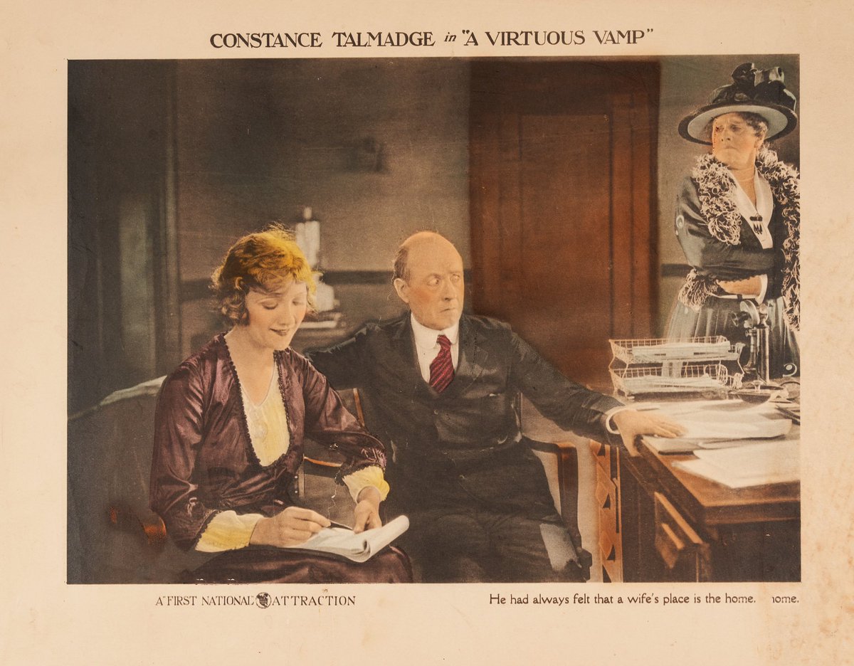 PosterHouseNYC's tweet photo. Are you a Virtuous Vamp? 

Come find your new matinee idol in Experimental Marriage: Women in Early Hollywood, on view now! https://t.co/eL7qNjfeDI