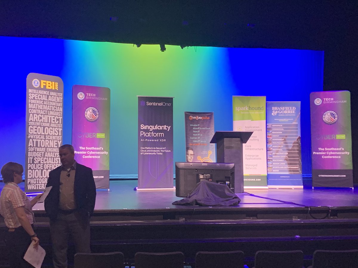 BrandonNRobinso's tweet photo. Lots of great info here at the #cybernowsummit! https://t.co/yEfyuCdaOb