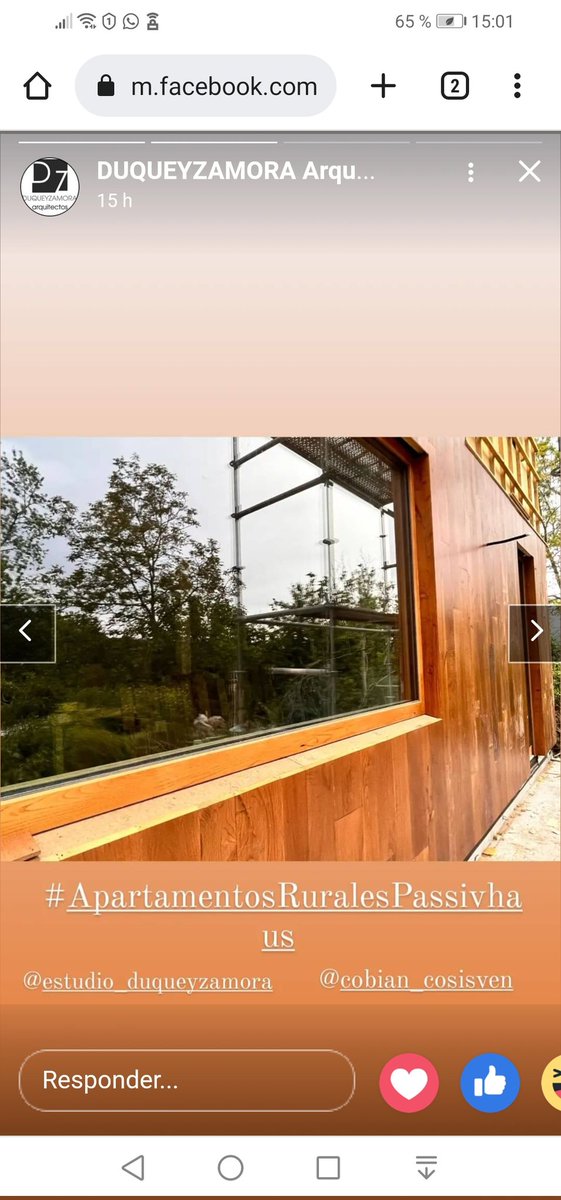 DUQUEYZAMORA's tweet photo. Los #ApartamentosRuralesPassivhaus avanzan a buen ritmo, #lafachada #madera, y en su interior avanzando con la #instalacion de la #ventilacionMecanica con #recuperadordecalor https://t.co/lRuY7Qr7lS