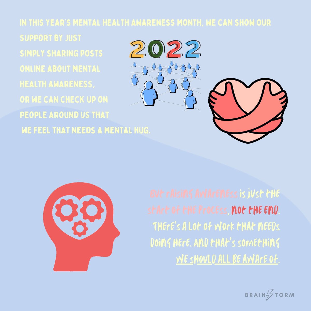 brainstorm_src's tweet photo. #MentalHealthAwarenessMonth #BrainstormOrg #BangonStormies 🫂 https://t.co/ouGELsKFyD