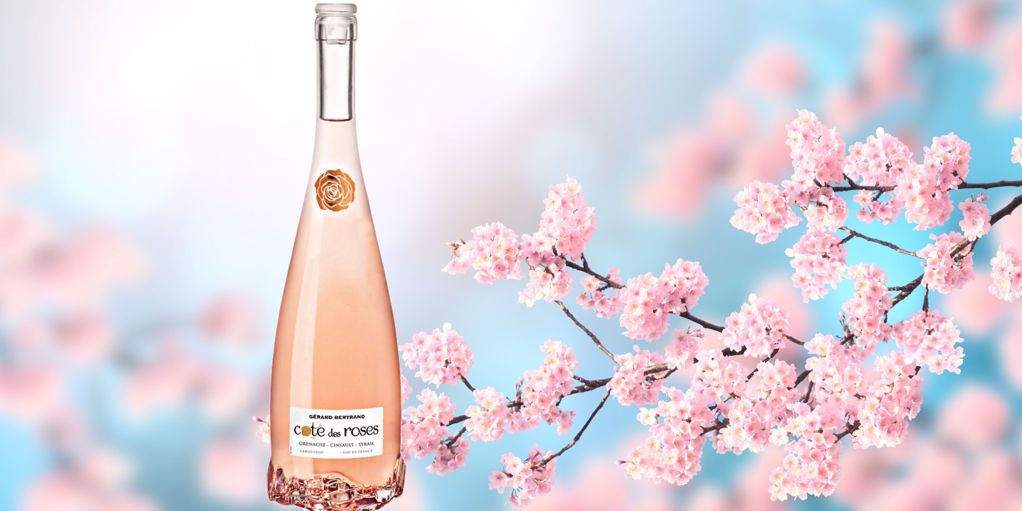 Pacific Wine Spirits April Showers Bring May Flowers Beautiful Days Made For The Gerardbertrando Cote Des Roses Rose With A Lovely Bouquet Of Fresh Berries Rose Petals