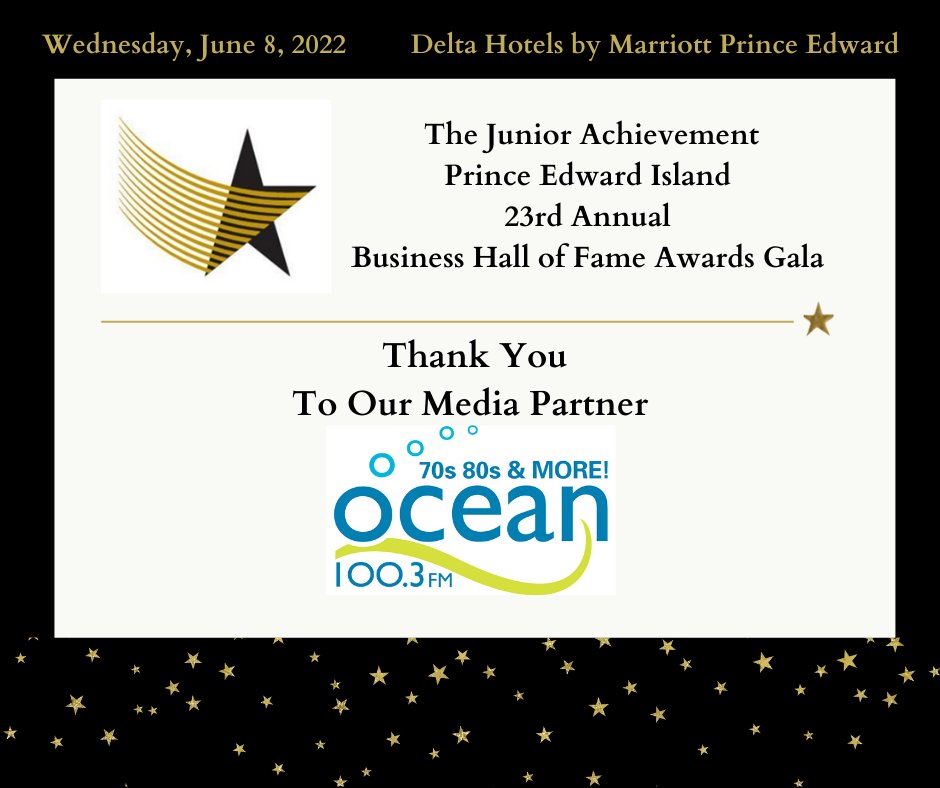 We are thrilled to be hosting the JA PEI Business Hall of Fame Awards Gala on Wednesday, June 8, 2022.  Join us in celebrating the accomplishments of Liam &amp; Kim Dolan, Peter MacDonald, and Dan MacIsaac. To reserve your seats, please contact Virginia Harris at vharris@japei.org