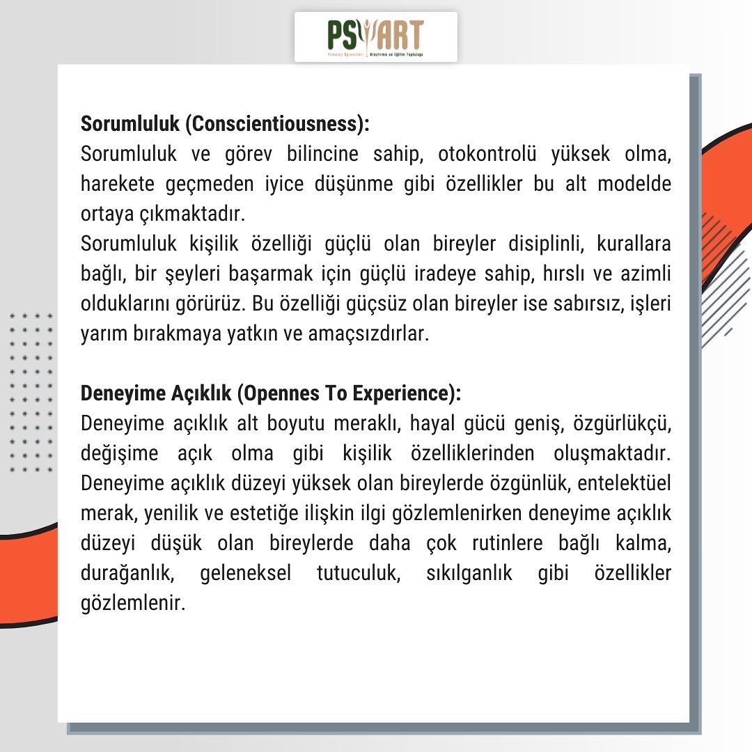 psiartorg's tweet photo. Kavram Köşesi’nde bu hafta: ‘‘Beş Faktörlü Kişilik Kuramı Nedir?’’ https://t.co/6l8ozWLgf0