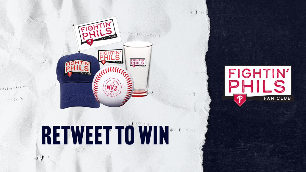 Phillies's tweet photo. Retweet for your chance to win a Fightin’ Phils Fan Club Premium membership. Membership includes complimentary tickets, exclusive items, and more! 

Visit https://t.co/XjOEQKhvep for more information.

RULES: https://t.co/OOL03LNdsf https://t.co/pUfCLMlOL3