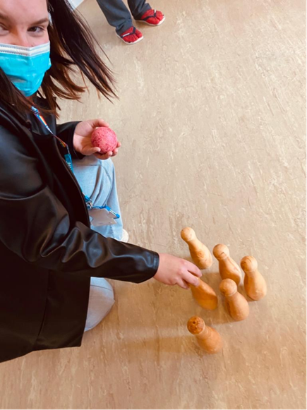Monkiclaudia29's tweet photo. It's #mentalhealthawrenessweek2022 and this year's theme is #loneliness. Our Barnet Inpatient OT team has launched Day 5 activity: Wards Sports day’ 🎳⚽️#BEHMHTNHS 
@BarryJDDay
@T4nyad
 @DrKhalidAziz
 @CarolineBete https://t.co/gyciELPliV