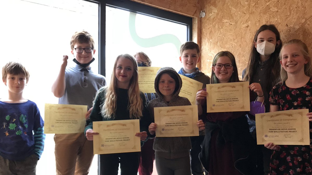 MovieMakersYork's tweet photo. Our amazing #YoungPeople had their #FilmPremiere @SparkYorkCIC today with @AshleyMasonYork &amp;the Sheriff’s Lady! The #MovieMakers team were proud to be there with parents celebrating their achievements making #films inspired by #YorkWalls for @YorkWallsFest @YorkWallsFriend #York https://t.co/L45SKoY3Lo