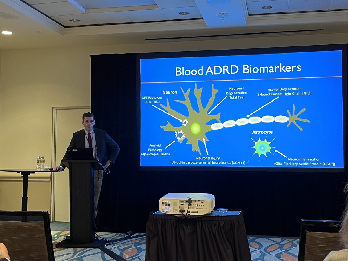 Always so much to learn from @DukeGeriatrics faculty member and @AgingDuke T32 alumnus, @DrDanielParker! Fascinating work on ADRD biomarkers and physical performance measures using data from the PALS study. #AGS22