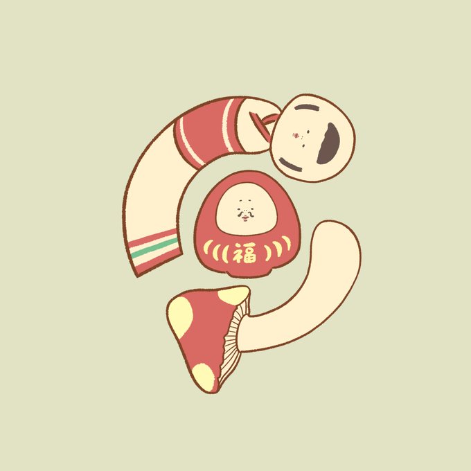 こけしのtwitterイラスト検索結果