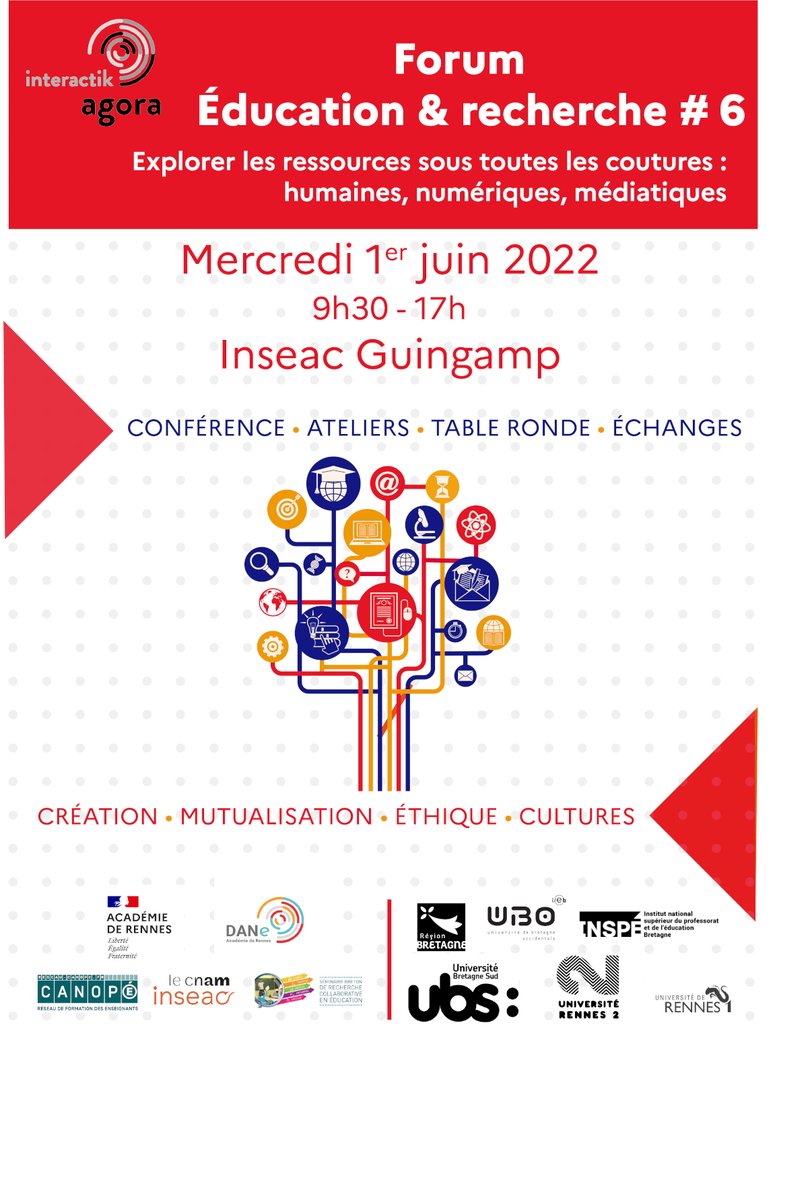 Attention, dernières places disponibles pour le forum éducation et recherche du 1er juin à Guingamp : services.ac-rennes.fr/evrigoins/main…