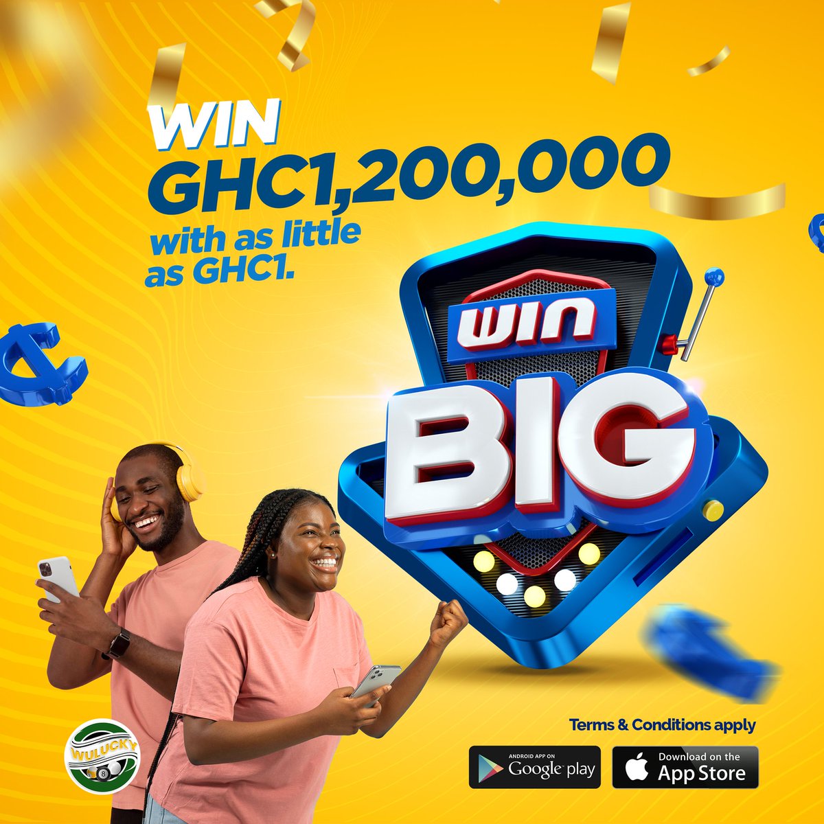 DszMikeys's tweet photo. Hello family... Good afternoon and hope you are doing well... Here's a little branding we did for @wuluckygh for their online and mobile lottery app. ENJOY IT &amp; follow us on IG @mikeys_dsz https://t.co/MmRq0YVekR