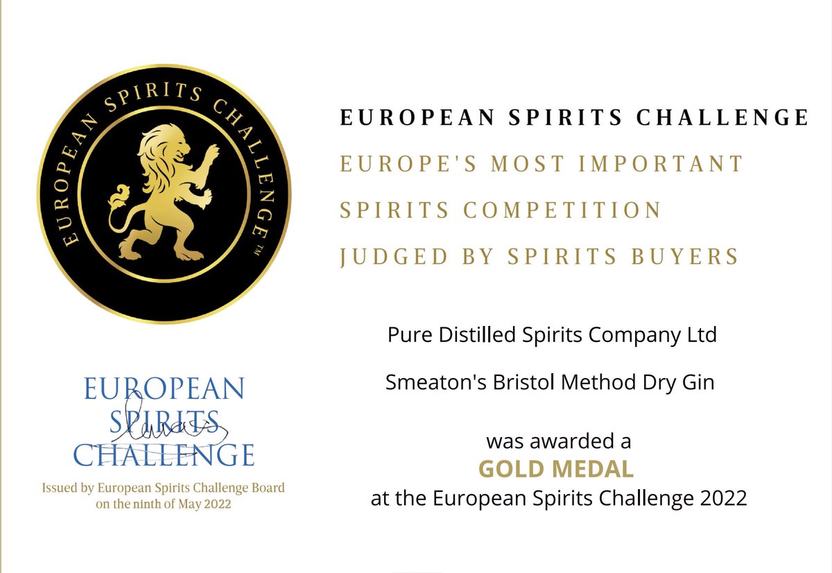 SmeatonsGin's tweet photo. We’re celebrating #WorldCocktailDay with a Gold Medal at the European Spirit Challenge. 

Cocktails may also feature…

How are you celebrating? https://t.co/UNodtfdG2j