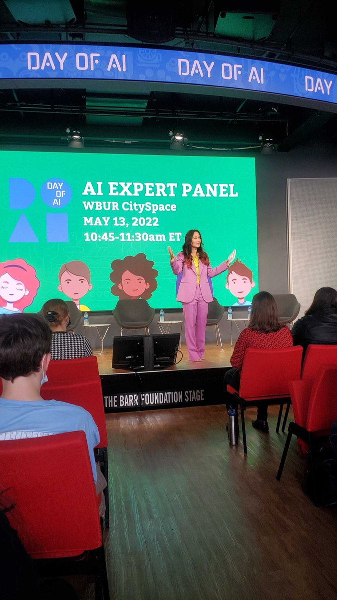 MIT Open Learning (@mitopenlearning) on Twitter photo "The goal is to say AI is not just for undergrad and grad students, it's not just for professionals, it's for everyone. You should have a voice in how you see AI used." <a href="/cynthiabreazeal/">cynthia breazeal</a> #DayofAI "The goal is to say AI is not just for undergrad and grad students, it's not just for professionals, it's for everyone. You should have a voice in how you see AI used." <a href="/cynthiabreazeal/">cynthia breazeal</a> #DayofAI