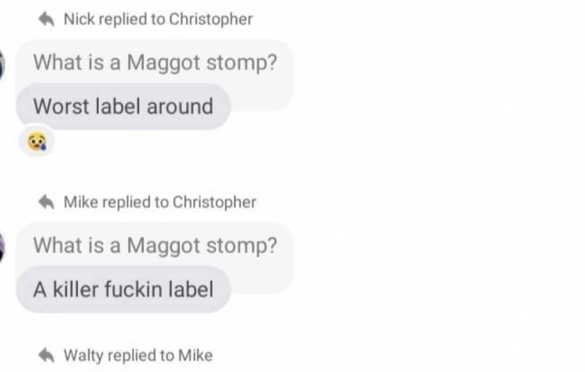 ScabHag's tweet photo. @maggotstomp A real interaction I had with someone. Hoes Mad. https://t.co/g1niHi7F6v